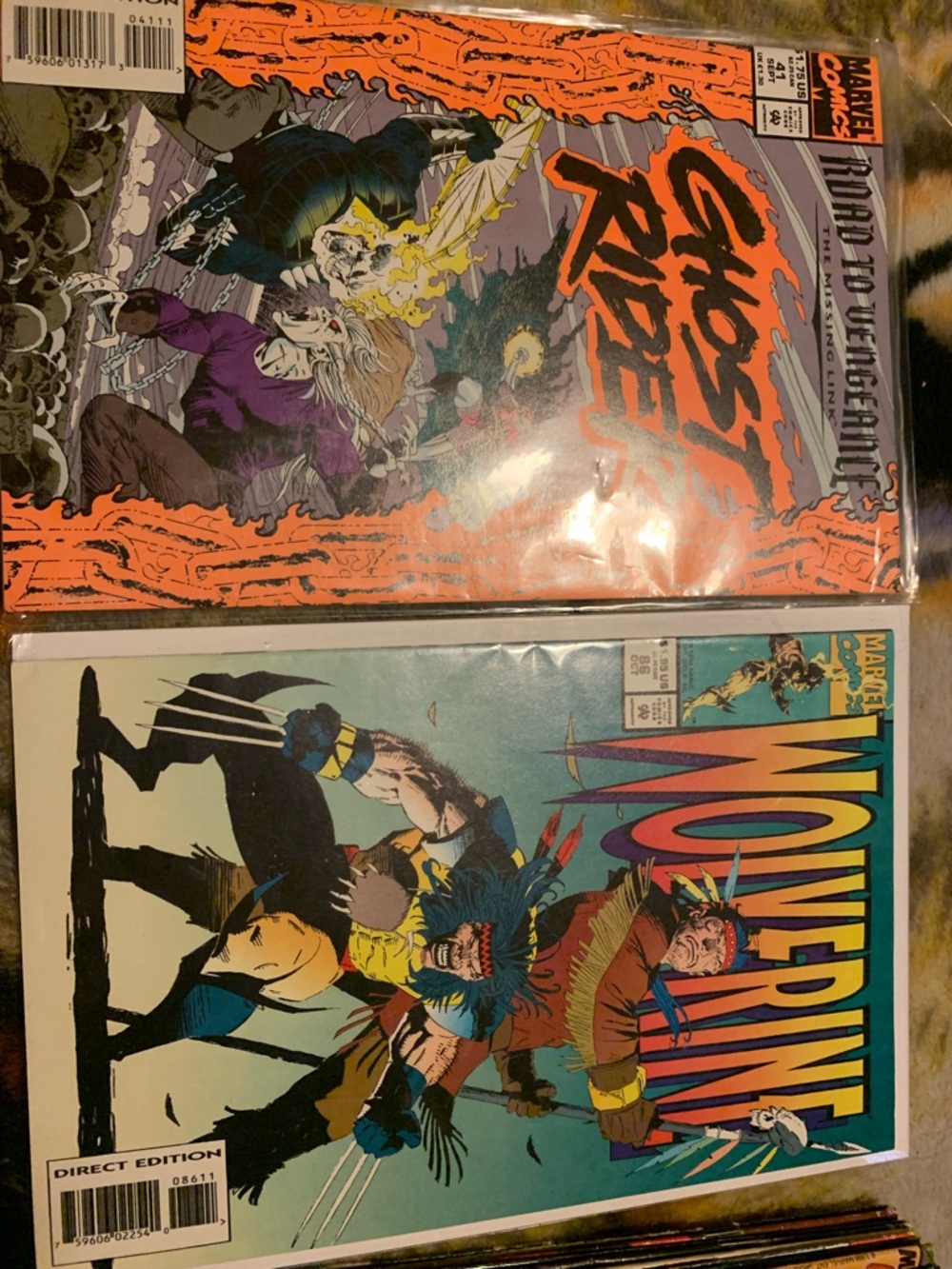 Wolverine & Ghost Rider Comic Set - Vibrant Multi-Color Covers